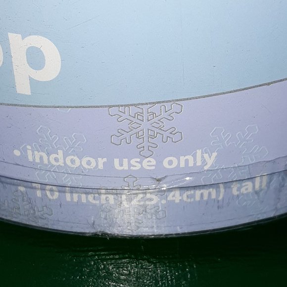 New 10 Inch Silver Porcelain Tree Top Angel - Picture 2 of 2